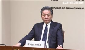 ▲李鴻鈞說明李俊俋請辭（圖／翻攝畫面）