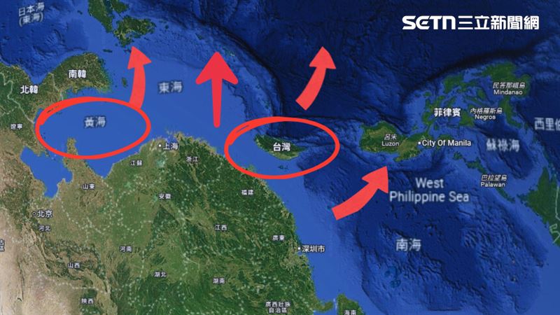 國安官員指出，若中國想進到太平洋、突破印太地區，「台灣都是非常關鍵的節點」（圖／三立新聞網製圖）