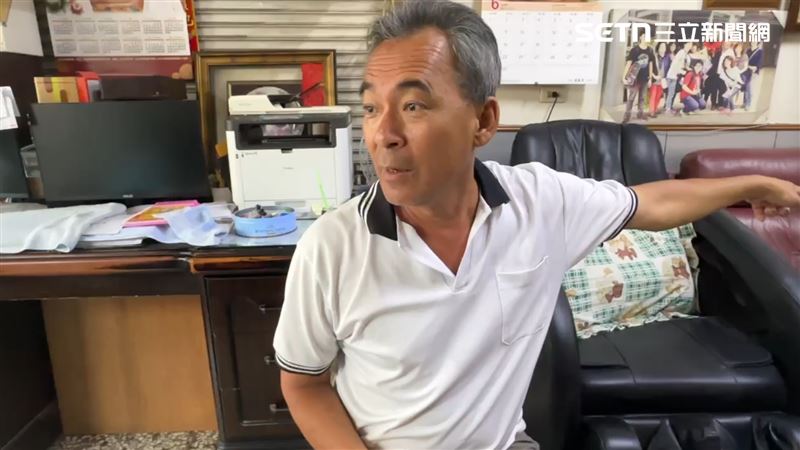 舉辦活動的廟方會計陳先生表示,跟飼主道歉再道歉。(圖/記者朱俊傑攝影)
