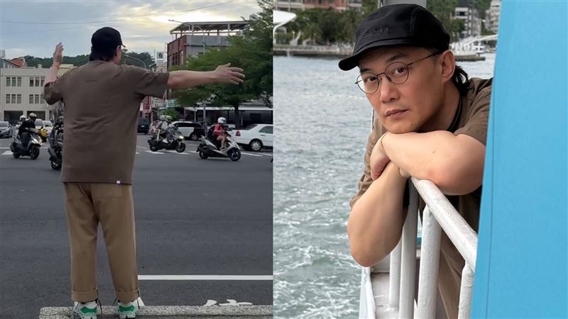 陳奕迅太愛高雄！路邊指揮交通捨不得離台