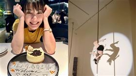 徐小可從2020年開始學習鋼管舞。（圖／翻攝自徐小可臉書）