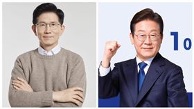 金文洙（左），李在明（右）。（圖／翻攝自김문수金文洙臉書、이재명李在明臉書）