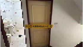 民宅內驚見白骨乾屍，警方初步排除外力介入。（圖／翻攝畫面）