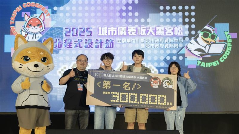 雙北城市儀表板大黑客松 共推開源城市