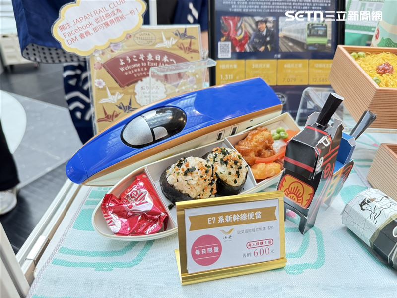 日本新幹線便當超級可愛，不過一款要600元，價格不斐。（圖／記者李育道攝影）