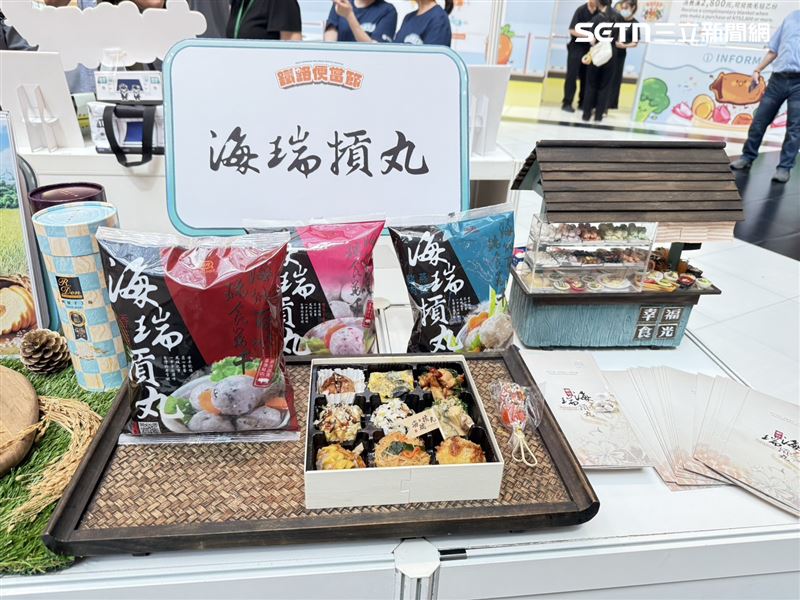 還有其他業者也參展，便當相當細緻。（圖／記者李育道攝影）