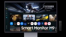 三星電子推出全新Smart Monitor智慧聯網螢幕旗艦機種M9。（圖／品牌業者提供）