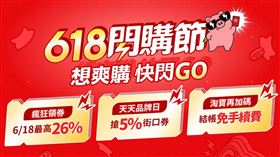 街口閃購節攜手電商最高享26%回饋，下單抽整年份必勝客、肯德基。（圖／品牌業者提供）
