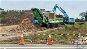 原本需移植的600多棵樹木，遭利德要求砍伐後絞碎成堆肥。（讀者提供）