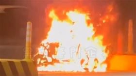 電動機車,火燒車,台中,火球,二手車（圖／翻攝自黑色豪門企業）