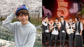 五月天,蔡阿嘎（合成圖／翻攝自蔡阿嘎、阿信臉書）