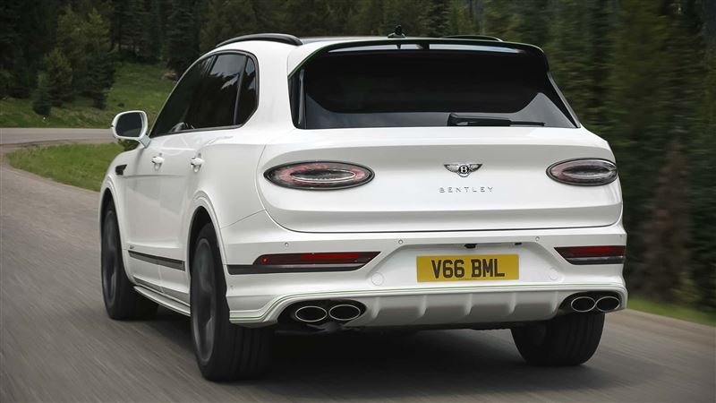 Bentayga Speed導入了後輪轉向系統。（翻攝Bugatti）