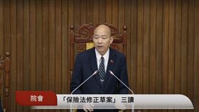 ▲保險法三讀通過。（圖／翻攝自國會頻道） 