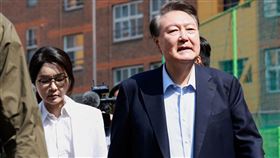 ▲尹錫悅夫婦。（圖／美聯社／達志影像）