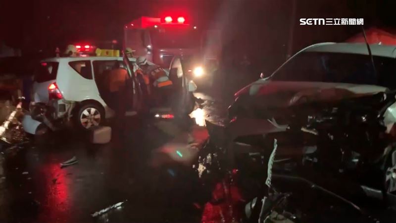 照服員載友遇死劫!台南後壁2車對撞釀3死