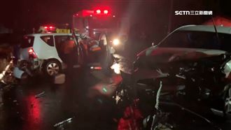 照服員載友遇死劫！台南後壁2車對撞釀3死