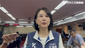 ▲王鴻薇受訪。（圖／記者詹宜庭攝影）