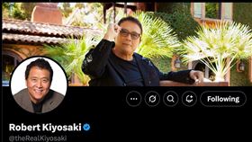 ▲《窮爸爸富爸爸》作者清崎預測2025年夏季股市與債市將雙雙重挫，引發廣泛議論，但實際多未與市場走勢吻合，他喊話投資人轉向金銀與比特幣，批評ETF無法真正避險。（圖／翻攝自X平台 @theRealKiyosaki）