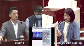 簡舒培質詢（圖／台北市議會直播）