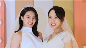 婚禮變「死亡派對」，顏曉筠、林筳諭（勇兔）成情敵都愛著傅子純。（圖／民視提供）