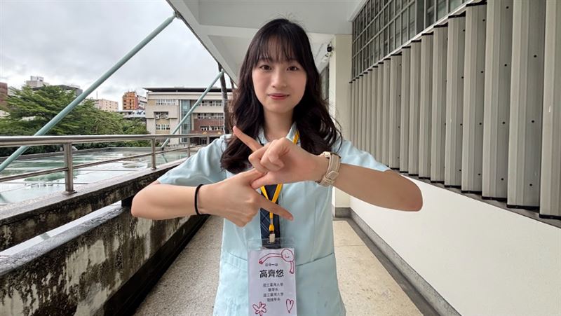 台中一中女學霸高齊悠，雙料錄取台大電機、台大醫科。（圖／台中一中提供）