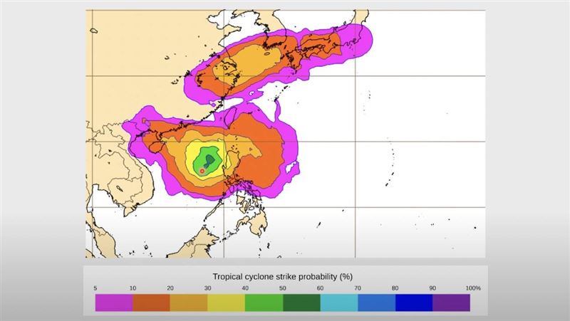 下週恐有颱風　未來10天「降雨熱區」曝光