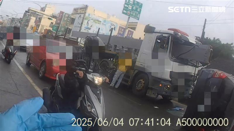 嘉義縣太保市168縣道4日發生車禍意外，宛如絕命終結站現場。（圖／翻攝畫面）