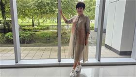 崔佩儀今天錄影受訪。（圖／記者蔡維歆攝影）