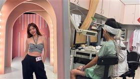 李芳瑜兒子入院檢查。（圖／翻攝自李芳瑜IG）