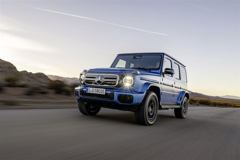 賓士G580電動越野車價格與效能都沒有競爭力。(翻攝Mercedes-Benz)