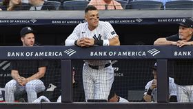 ▲賈吉（Aaron Judge）單場雙安，但洋基全隊貧打慘遭完封。（圖／美聯社／達志影像）