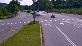 花蓮,鳳林,車禍,違規,台9線,中央分隔島。（圖／翻攝畫面）