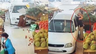 70歲嬤爆衝「收割水果行」2手插頭畫面曝