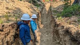 美國的「鋸齒斷層」長期休眠，但被觀測到活動時，大多都有6.0以上的地震。（圖／翻攝自美國地質調查局官網）