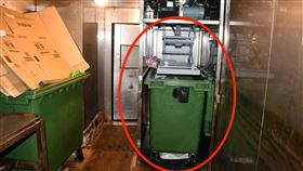 社區,桃園,垃圾,壓縮（圖／翻攝畫面）