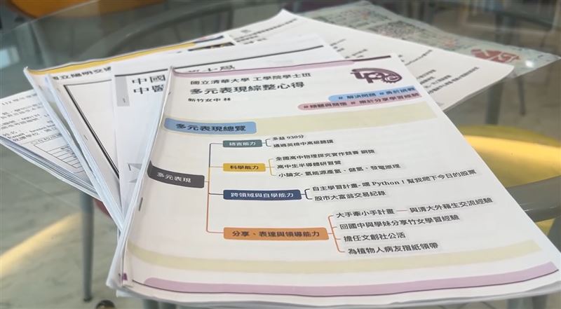 學霸高中生因審查資料涉造假,遭3校撤銷正取資格。(圖/翻攝畫面)