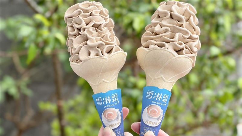 小7霜淇淋皇家奶茶口味 還有繡球花造型?