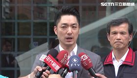 ▲建國高架匝道發生激烈槍戰導致員警受傷，蔣萬安探視後受訪（圖／翻攝畫面）