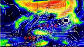 今年首個颱風「蝴蝶」下週有望生成，前中央氣象局局長鄭明典也曬出1圖，解說俗稱「颱風窩」的季風槽成因。（圖／擷取自Facebook／鄭明典）