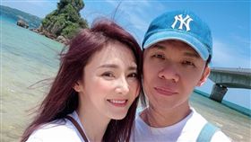 陳子玄分享與老公江國瑋放閃合照。（圖／翻攝自臉書）