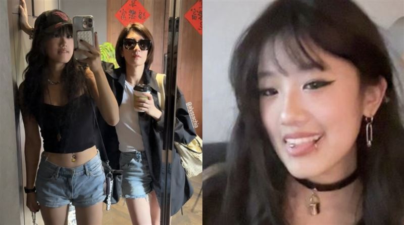 梧桐妹曬中空裝　同框賈靜雯腿基因太猛