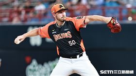 ▲中職36年，統一獅先發投手布雷克。（圖／記者劉彥池攝影）