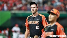 ▲中職36年，統一獅先發投手布雷克。（圖／記者劉彥池攝影）