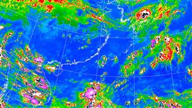 中央氣象署,大雨特報,熱帶擾動,颱風,蝴蝶（圖／中央氣象署）