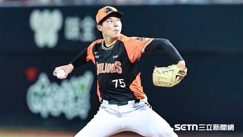 統一獅投手郭俊麟下二軍調整。(圖/記者劉彥池攝影)