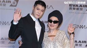 比莉與愛子周湯豪。（圖／資料照）