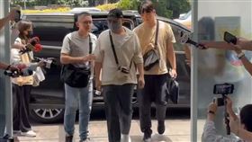 涉案藝人阿虎稍早落網。（圖／翻攝畫面）