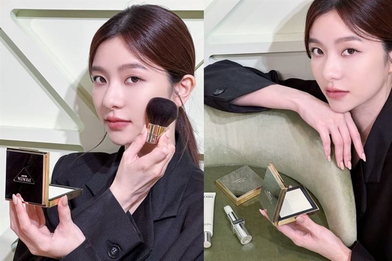(圖/翻攝自PRADA BEAUTY)PRADA BEAUTY 原生霧光定妝粉餅
