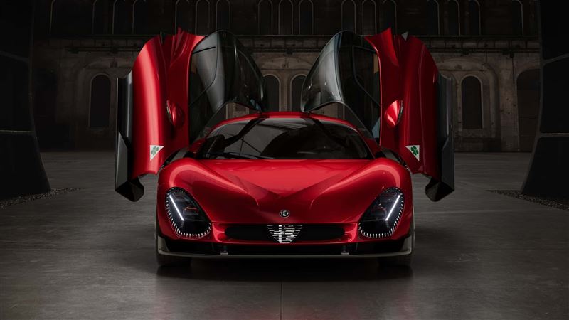 愛快羅密歐33 Stradale限量跑車。(翻攝Alfa Romeo)