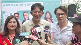 ▲黃國昌出席民眾黨南投縣黨部主委交接典禮,並受訪。（圖／翻攝畫面）